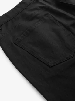Jeans|Next Effen zwart - Klassieke stretchy Jeans met relaxed fit