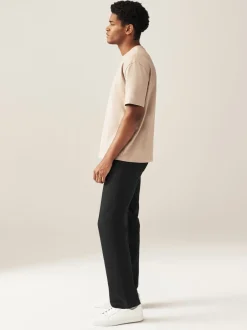 Jeans*Next Effen zwart - Rechte, klassieke jeans met stretch