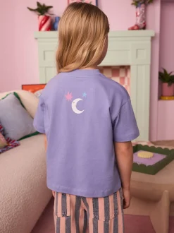 T-Shirts|Eleanor Bowmer Blue Moon Child 100% katoenen T-shirt