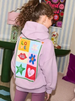 Sweaters En Hoody´S*Eleanor Bowmer Lilac Purple Graphic Hoodie
