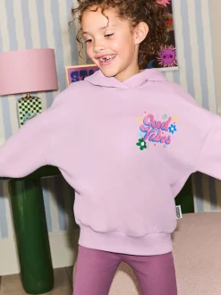 Sweaters En Hoody´S*Eleanor Bowmer Lilac Purple Graphic Hoodie