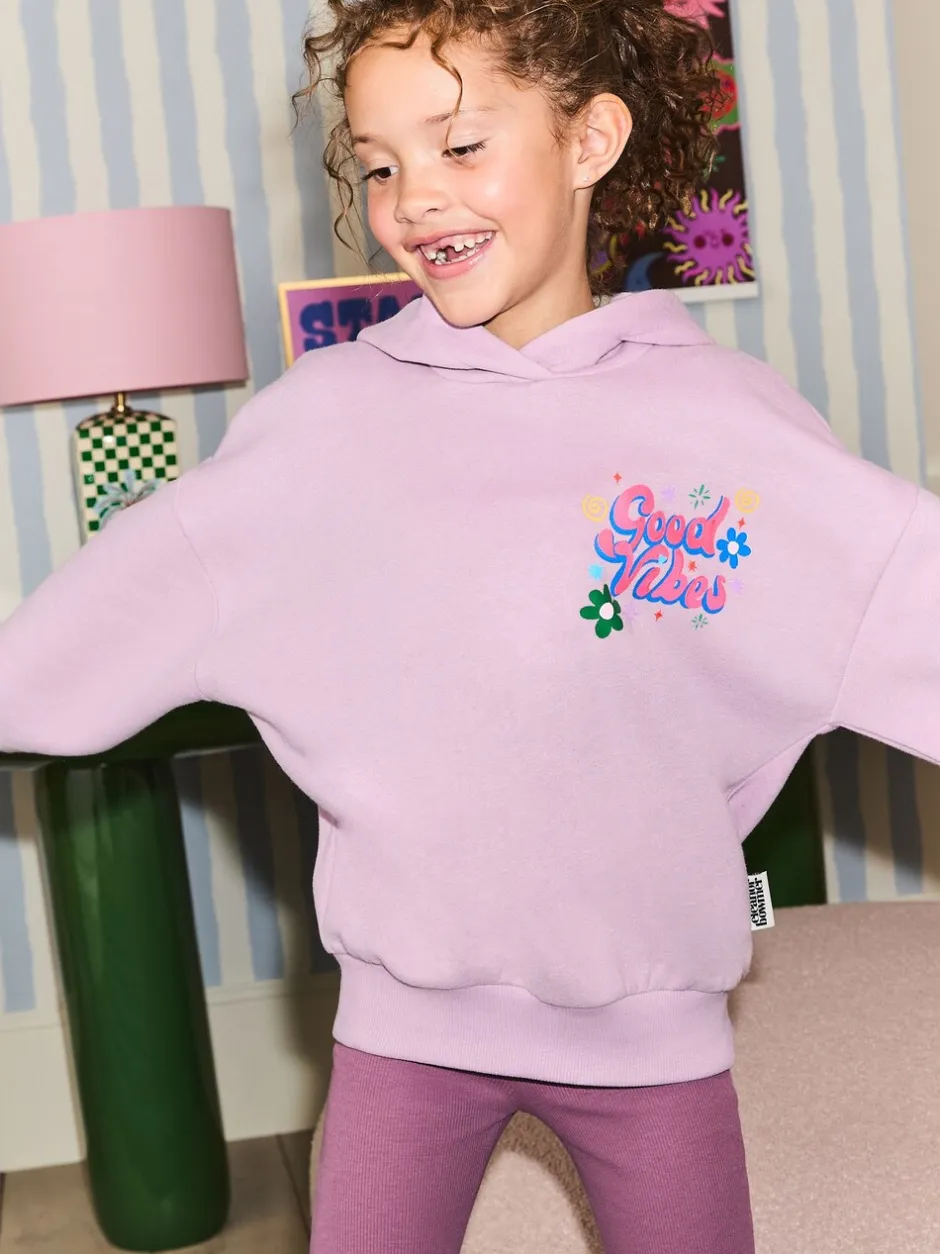 Sweaters En Hoody´S*Eleanor Bowmer Lilac Purple Graphic Hoodie