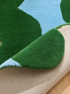 Vloerkleden En Lopers|Vloerkleden En Lopers|Eleanor Bowmer Wavey Stripe Wool Tufted Runner