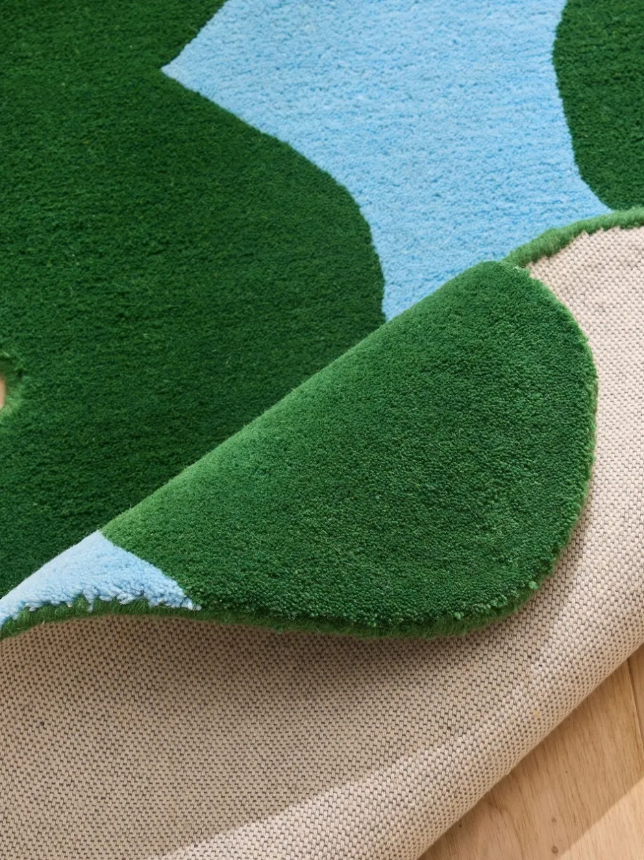 Vloerkleden En Lopers|Vloerkleden En Lopers|Eleanor Bowmer Wavey Stripe Wool Tufted Runner