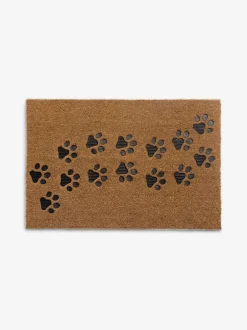 Deurmatten|Vloerkleden En Lopers*Next Embossed Paw Print Coir Doormat