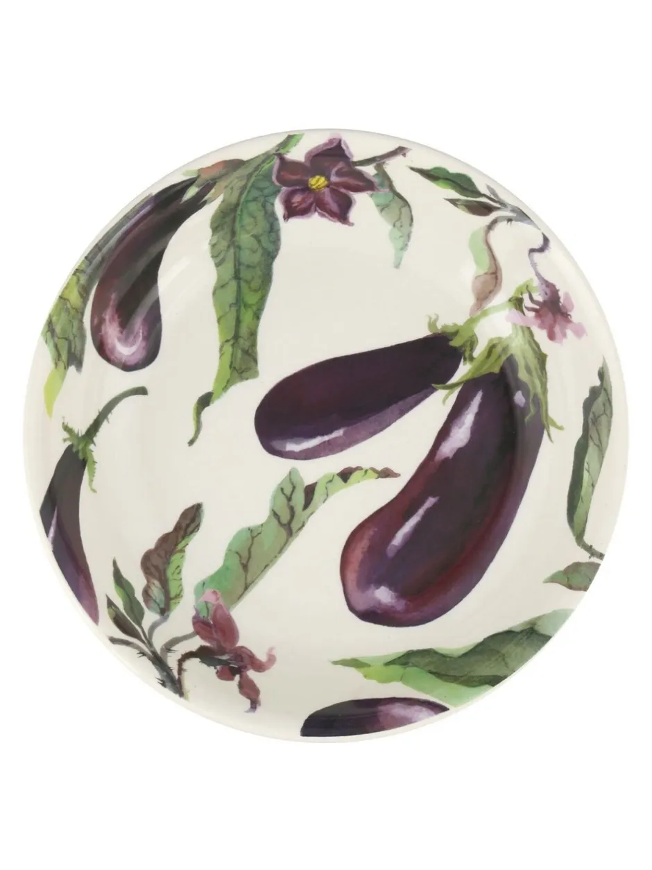 Eetservies En Pastaschalen*Emma Bridgewater Aubergine Flowers Medium Pasta Bowl