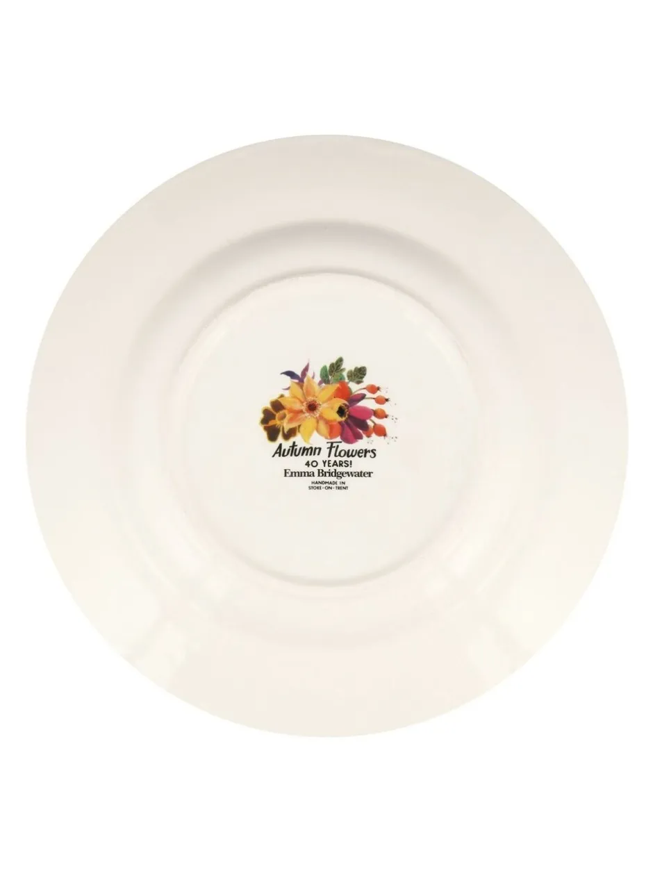 Eetservies En Pastaschalen*Emma Bridgewater Autumn Flowers 10 1/2 Inch Dinner Plate