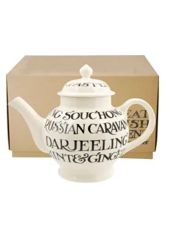 Mokken En Koppen*Emma Bridgewater Black Toast 4 Mug Teapot