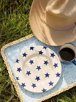 Eetservies En Pastaschalen*Emma Bridgewater Blue Star 8 1/2 Inch Side Plate