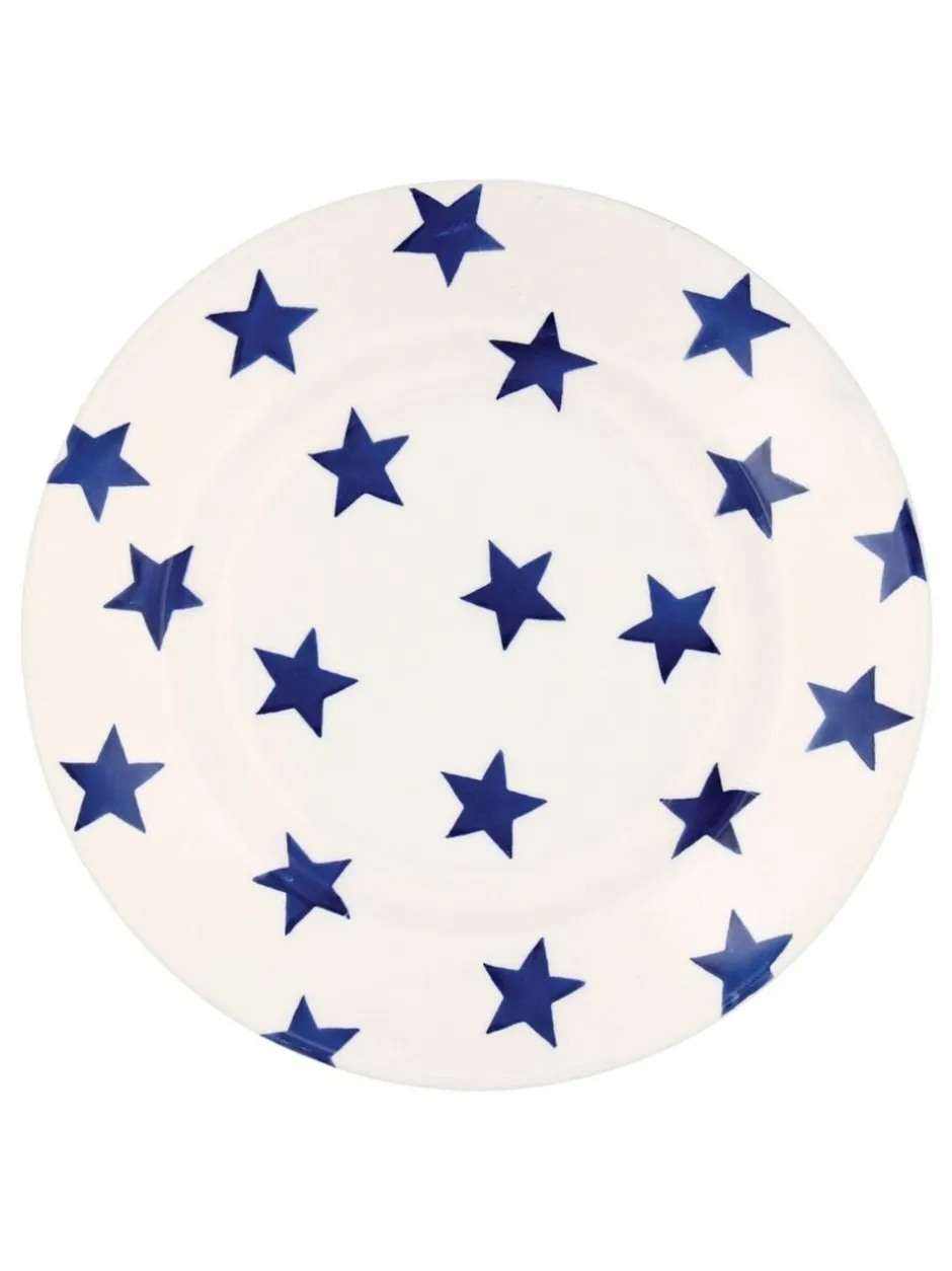 Eetservies En Pastaschalen*Emma Bridgewater Blue Star 8 1/2 Inch Side Plate