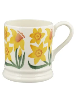 Mokken En Koppen|Emma Bridgewater Daffodil beker van 1/2 pint