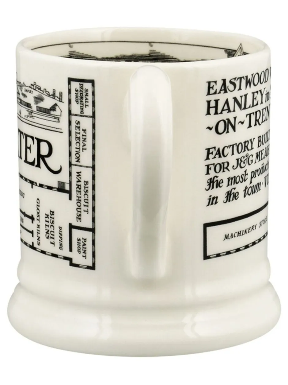 Mokken En Koppen*Emma Bridgewater Factory Plan 1/2 Pint Mug