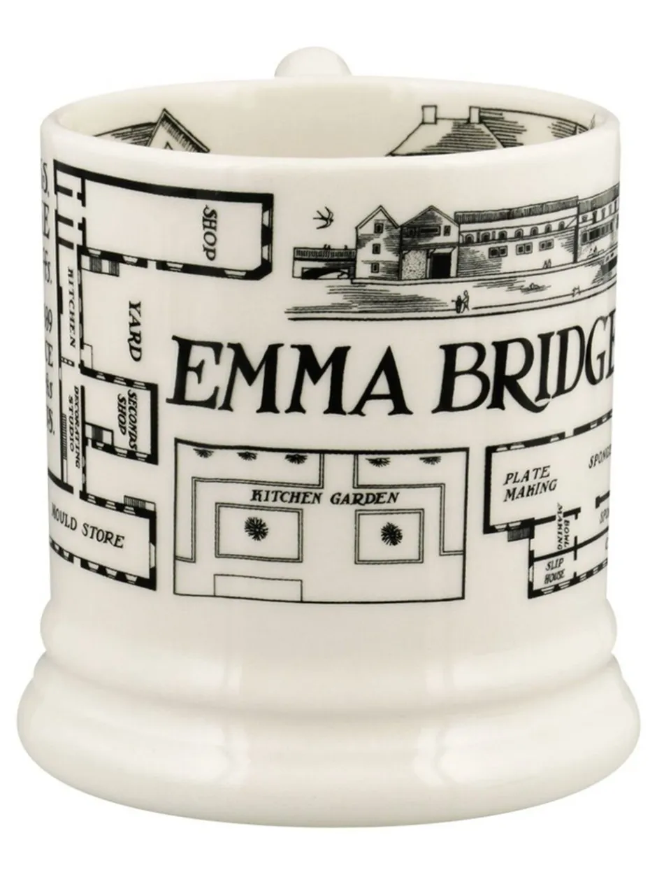 Mokken En Koppen*Emma Bridgewater Factory Plan 1/2 Pint Mug