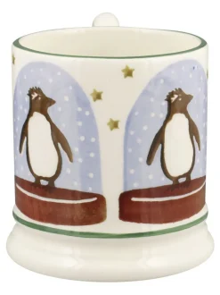 Mokken En Koppen|Emma Bridgewater Penguin Snow Globe 1/2 Print Mug