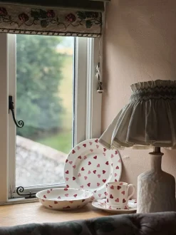 Eetservies En Pastaschalen|Emma Bridgewater Pink Hearts 10 1/2 Inch Dinner Plate