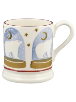 Mokken En Koppen|Tafelgerei|Emma Bridgewater Polar Bear Snow Globe 1/2 Pint Mug