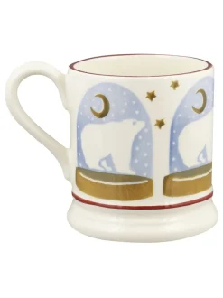 Mokken En Koppen|Tafelgerei|Emma Bridgewater Polar Bear Snow Globe 1/2 Pint Mug