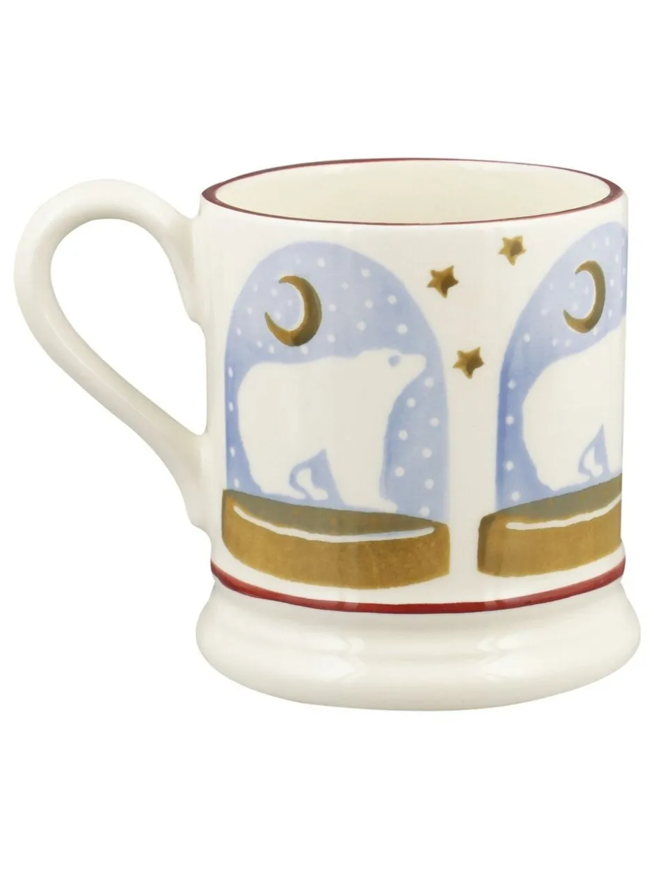 Mokken En Koppen|Tafelgerei|Emma Bridgewater Polar Bear Snow Globe 1/2 Pint Mug