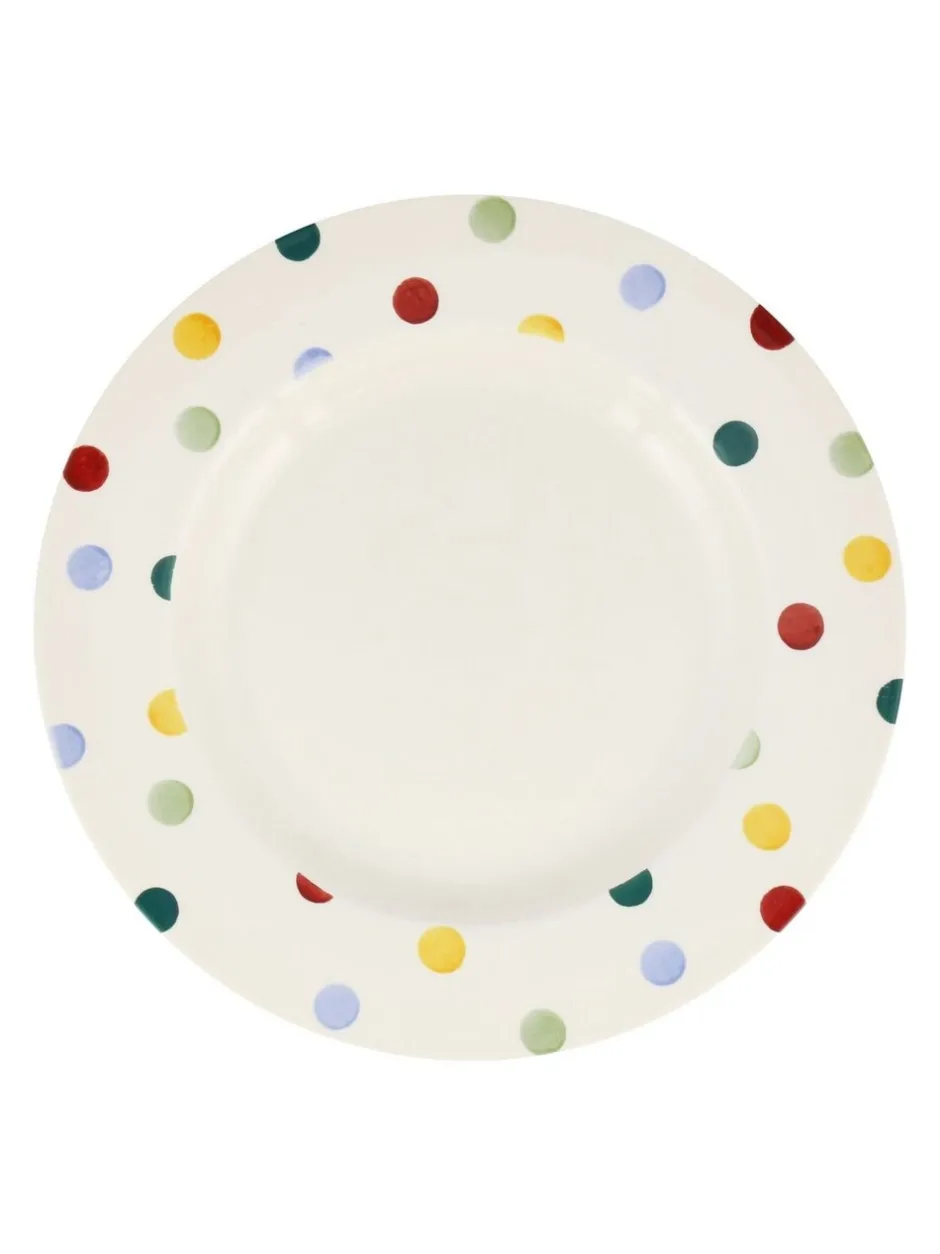 Eetservies En Pastaschalen*Emma Bridgewater Polka Dot 10 1/2 Inch Dinner Plate