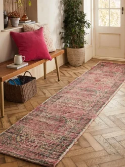 Vloerkleden En Lopers|Vloerkleden En Lopers*Next Emporium - Loper met Oosterse print Roze