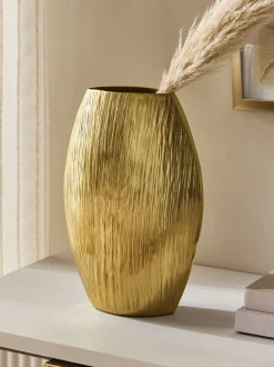 Vazen*Next Evie Metal Textured Vase