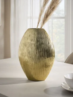 Vazen|Next Evie Metal Textured Vase