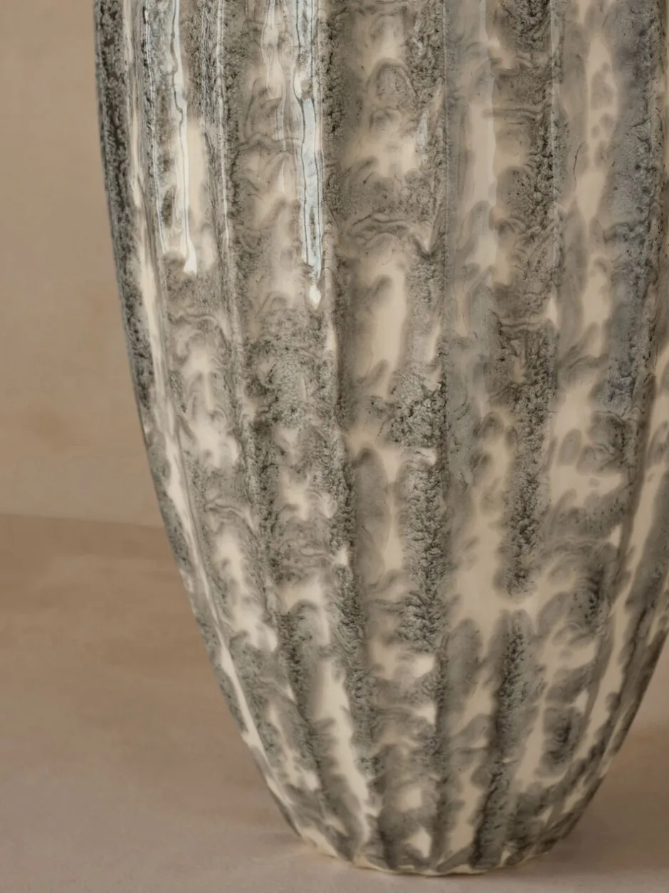 Vazen*Next Extra Large Reactive Glaze Ceramic Vase