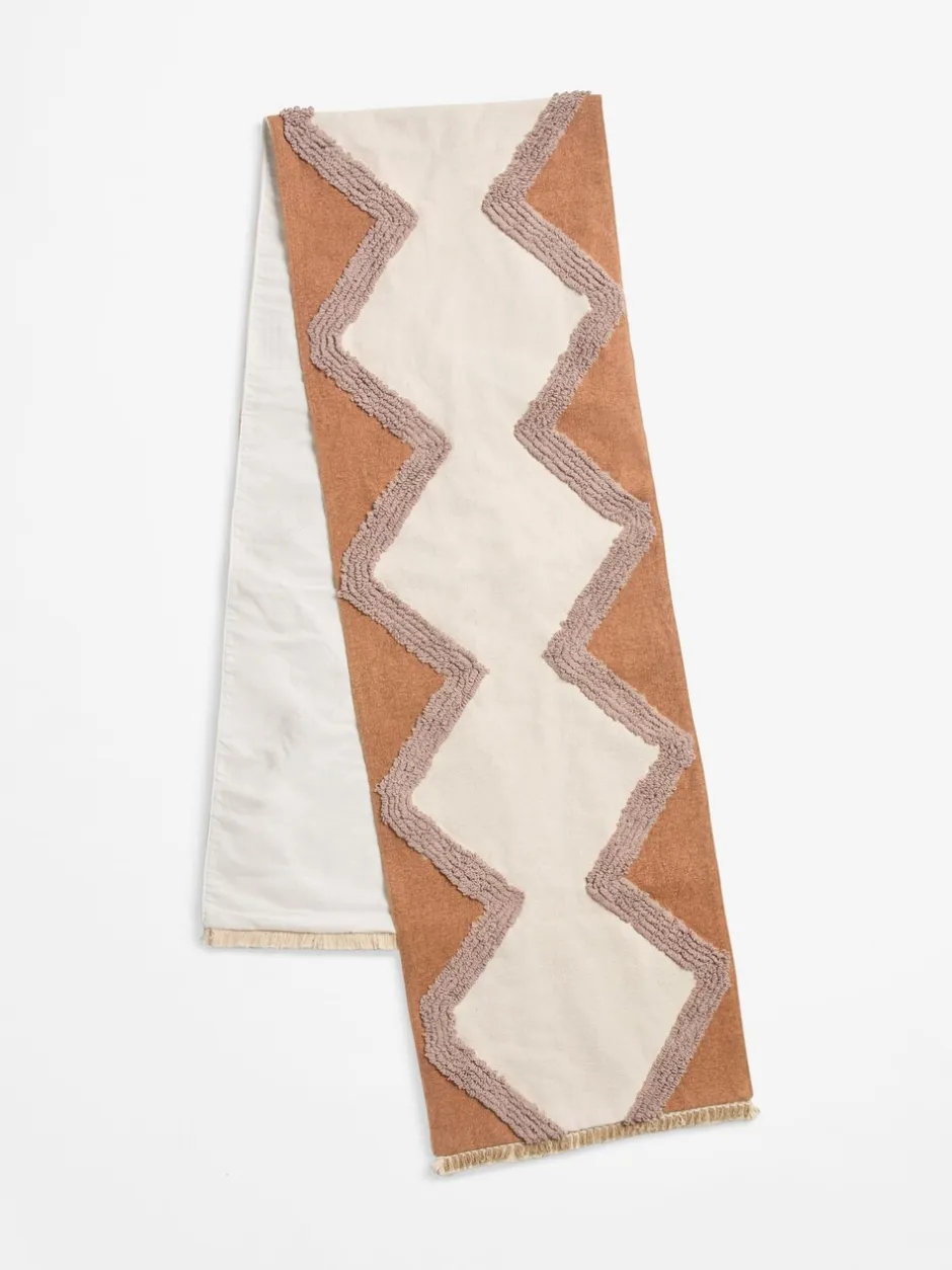 Tafellinnen En Placemats |Next Farah Tufted Kitchen Table Runner