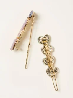 Haaraccessoires|Fat Face FatFace 2 Pack Heart Hair Slides