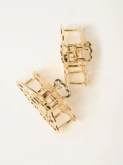 Haaraccessoires*Fat Face FatFace 2 Pack Metal Butterfly Claw Clips