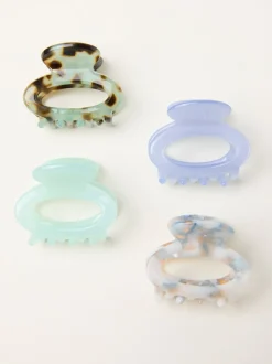 Haaraccessoires*Fat Face FatFace 4 Pack Oval Clips