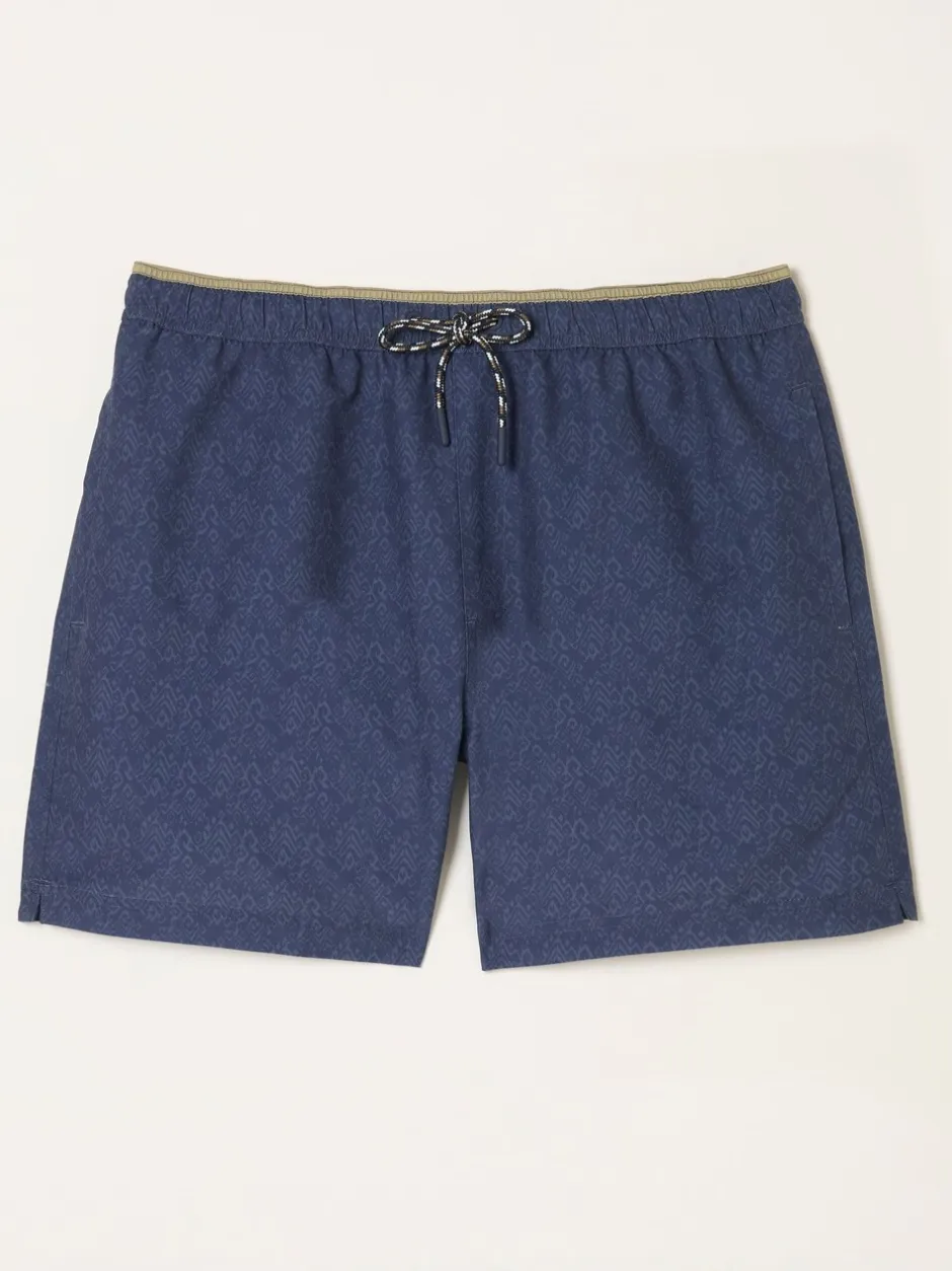 Badkleding*Fat Face FatFace Abstract Geo Print Swim Shorts