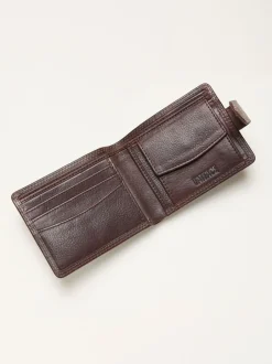 Portemonnees|Fat Face FatFace Contrast Stitch Leather Wallet