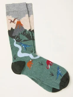 Sokken|Sokken|Fat Face FatFace Dinosaur Scene Socks