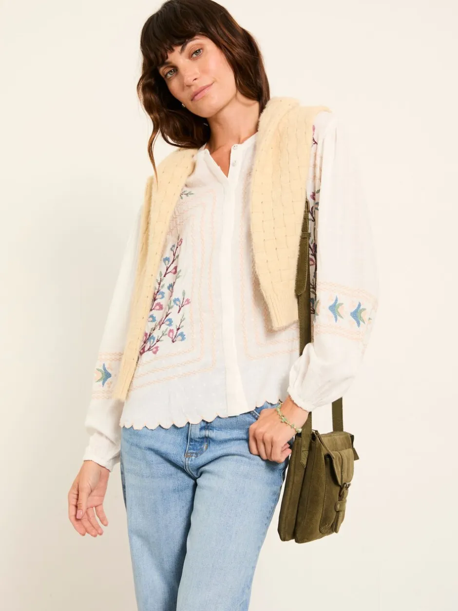 Blouses En Overhemden|Fat Face FatFace Embroidered Blouse
