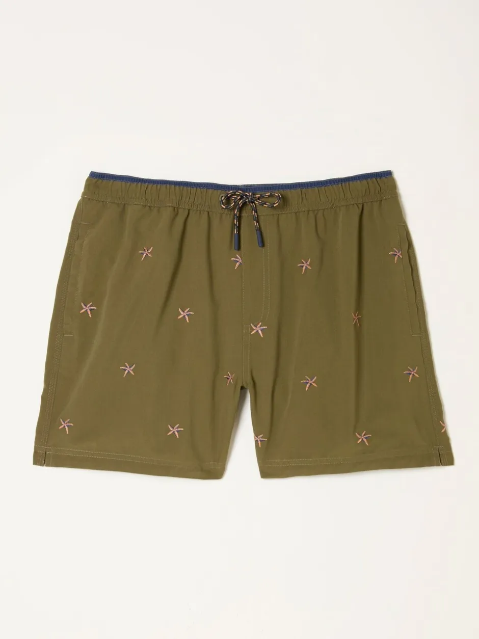 Badkleding|Fat Face FatFace Embroidered Starfish Swim Shorts