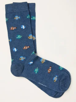 Sportkleding|Sokken|Fat Face FatFace Fish Socks