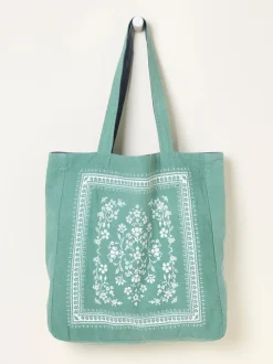 Tassen En Portemonnees|Fat Face FatFace Floral Reversible Tote Bag
