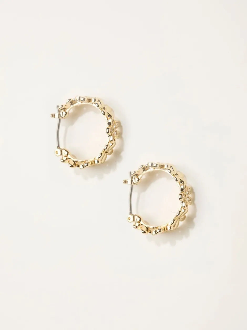 Sieraden*Fat Face FatFace Flower Hoop Earrings