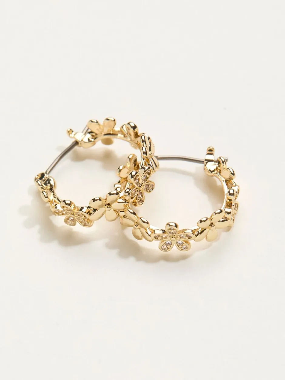 Sieraden*Fat Face FatFace Flower Hoop Earrings