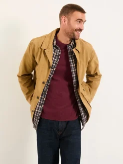 Blazers En Business-Jasjes|Jassen En Jacks|Fat Face FatFace Garment Dye Worker 100% katoenen jas