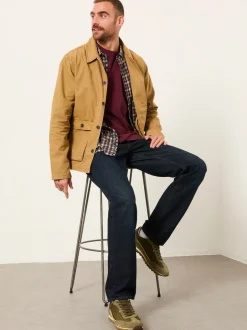 Blazers En Business-Jasjes|Jassen En Jacks|Fat Face FatFace Garment Dye Worker 100% katoenen jas