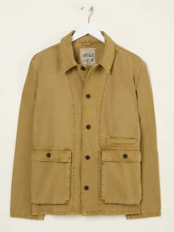 Blazers En Business-Jasjes|Jassen En Jacks|Fat Face FatFace Garment Dye Worker 100% katoenen jas
