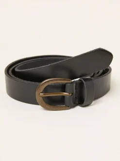 Ceintuurs|Fat Face FatFace leren riem met hartvormige studs