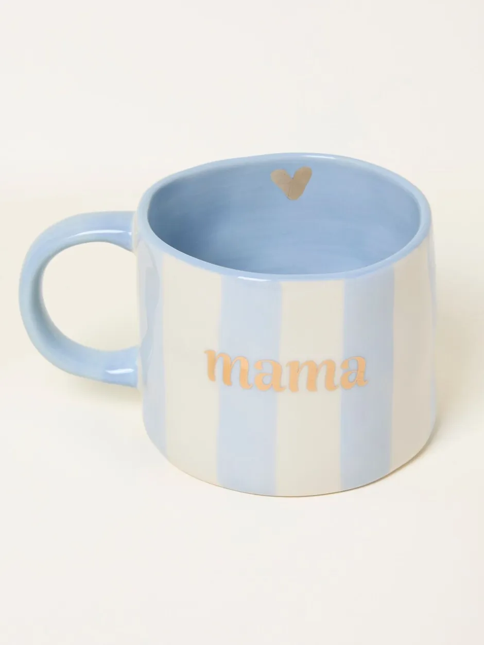 Mokken En Koppen|Fat Face FatFace Mama Stripe Mug