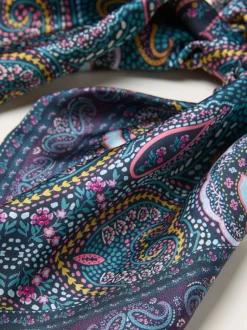 Mutsen, Handschoenen En Sjaals|Haaraccessoires|Fat Face FatFace Mosaic Tie Scrunchie