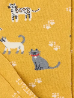 Sokken En Panty's|Fat Face Fatface sokken met kattenopdruk