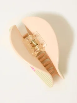 Haaraccessoires|Fat Face FatFace Stripe Cherry Claw Clip