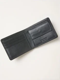 Portemonnees|Fat Face FatFace Twin Stitch Leather Wallet