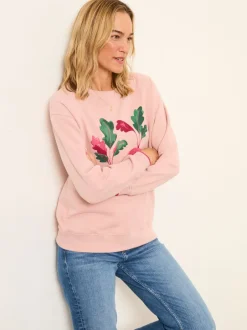 Hoody's En Sweatshirts*Fat Face FatFace Upbeet Graphic Crew Sweat